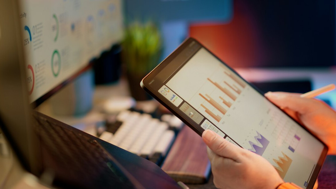 data analysis on screen